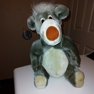 Vintage Baloo bear from jungle book Disney plush